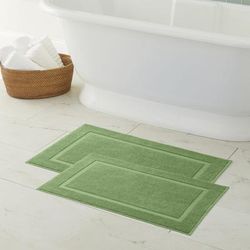 BH Studio Bath Mat Towels, 2-Pc. Set by BH Studio in Green