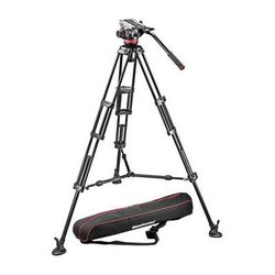 Manfrotto Used MVH502A Fluid Head and 546B Tripod System with Carrying Bag MVH502A,546BK-1