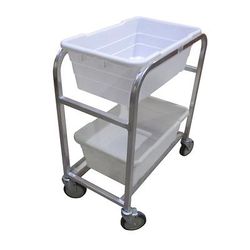 Winholt AL-L-2 35" Mobile Lug Cart w/ 2 Lug Capacity, Aluminum