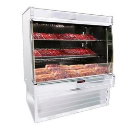 Howard-McCray SC-OM35E-6L-LED 75" Vertical Open Air Cooler w/ 3 Levels, 115/208-230v, White