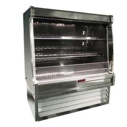 Howard-McCray SC-OP35E-6L-S-LED 75" Vertical Produce Open Air Cooler w/ 2 Levels, 115/208-230v, Silver