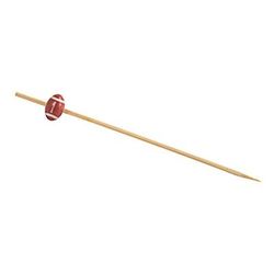 Front of the House AST025MUB83 4 1/2" Bamboo Football Pick, Brown