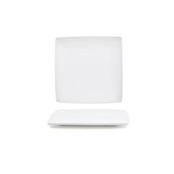 Front of the House DAP044WHP23 5 1/2" Square Canvas Plate - Porcelain, White