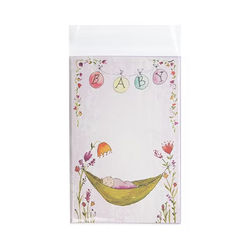 Archival Flap Seal Crystal Clear Bags For Notepads and Journals Bag Size: 5 15/16" x 9 1/4" 100 Bags Crystal Clear Bags