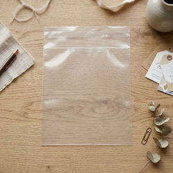 Resealable Flap Closure Clear Bag Packaging For 9x13 Products Bag Size: 9 7/16" x 13 1/4" 100 Bags Crystal Clear Bags