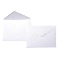 6 Bar Premium Envelopes, White 6 1/2" x 4 3/4" 50 pack