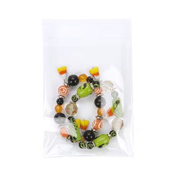Crystal Clear Flap Seal Clear Bags - Great For Beads and Bracelets Bag Size: 4 1/4" x 5 1/8" 100 Bags Crystal Clear Bags