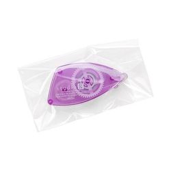 Adhesive Strip Flap Clear Bags For Envelopes Stamps and Magnets Bag Size: 4 1/2" x 2 13/16" 100 Bags Crystal Clear Bags