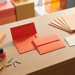 A6 6 1/2" x 4 3/4" Astrobright Envelope Pumpkin Orange 50 Pieces E5110