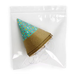 Crystal Clear Zip Bags 6" x 6" 100 pack