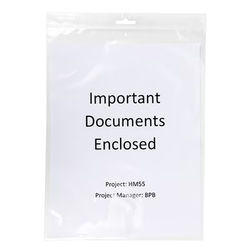Crystal Clear Zip Bags, 2 mil Euro Hang Hole and Vent Hole 9" x 12" 100 pack