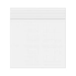 LDPE Clear Zip Bags, 4 mil 12" x 12" 100 pack