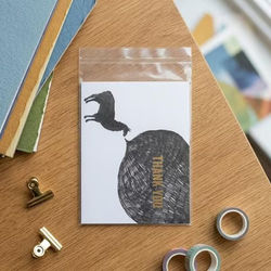 Professional Style Crystal Clear Bags with Flap Closure For A1 Cards Bag Size: 4 5/16" x 5 11/16" 100 Bags Crystal Clear Bags