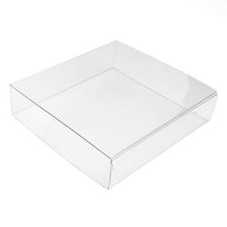 Crystal Clear Box Slip Cover 4 3/16" x 1 1/16" x 4 1/4" 25 pack