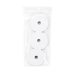 Crystal Clear Zip Bags + Round Hang Hole 4" x 8" 100 pack