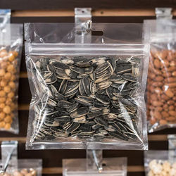 Hanging Zipper Barrier Bags w/Tear Notches 5" x 4" 100 pack
