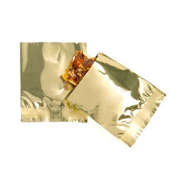 Shimmer Gold Metallized Heat Seal Bags 2" x 2 1/4" 100 pack