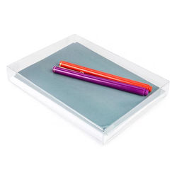 rPET Crystal Clear Box 5 3/8" x 1" x 7 3/8" 25 Pack