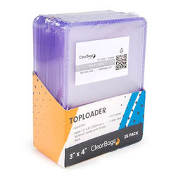 Sports Card Top Loader 3" x 4" |25 pack SCTL
