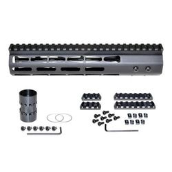 Presma AR-15 Super Light M-LOK Series Free Float Handguards 10in Black MARM10