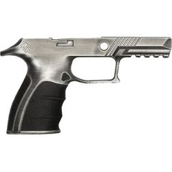 Mirzon Enhanced Grip Module SIG Sauer P320 Distressed Steel MRZNEG2-DS