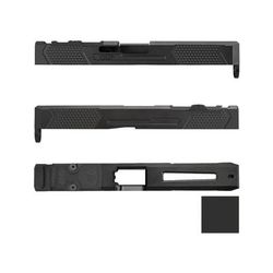 Grey Ghost Precision Version 4 Pistol Slide w/ RMR-DP Pro Cut Glock 17 Gen 5 17-4 Stainless Steel Sniper Grey Cerakote GGP-17-5-OC-SG-V4