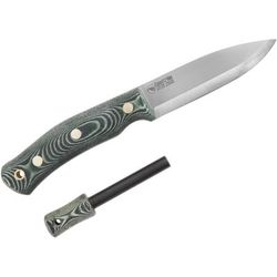 Casstrom No. 10 Swedish Forest CI13123 4.00 in Fixed Blade Knife Green canvas micarta 13123