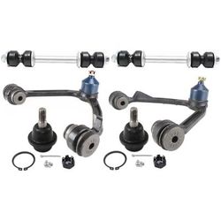 2000 Ford Expedition 6-Piece Kit Front, Driver and Passenger Side, Upper Control Arm, Heavy Duty Design, Four Wheel Drive, Heavy Duty Design, includes Ball Joints and Sway Bar Links