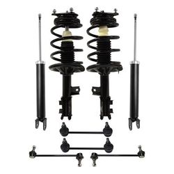 2008 Hyundai Elantra 8-Piece Kit Front and Rear, Driver and Passenger Side Suspension, includes Loaded Strut, Shock Absorber, and Sway Bar Link