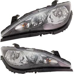 2018 Chrysler Pacifica Driver and Passenger Side Headlights, with Bulbs, Halogen