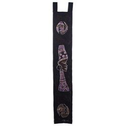 Sister Ama,'Batik Cotton Wall Hanging of an African woman from Ghana'