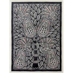 Madhubani painting, 'Love for Nature II'