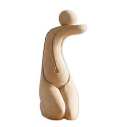 'Womanly Nature' - Artisan Crafted Female Form Stone Sculpture