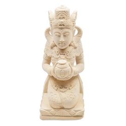 Goddess of Rice,'Hand Crafted Sandstone Goddess Statuette'