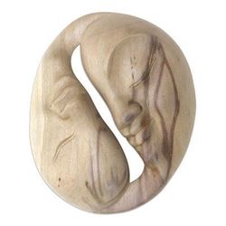 Wood mask, 'Love Circle'
