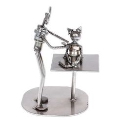 Rustic Veterinarian,'Unique Recycled Auto Parts Veterinarian Sculpture'