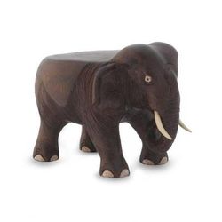 Wood stand, 'Elephant at Work'