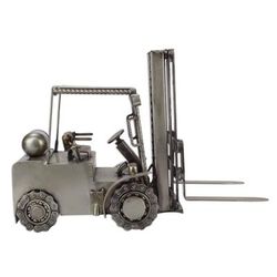 Auto parts sculpture, 'Rustic Forklift'