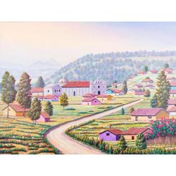 San Cristobal,'Realist Landscape Painting from Guatemala'