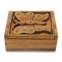 Wood box, 'Wanasari Butterfly'