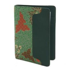 Writer's Eden,'Handmade Batik Cotton Planner in Blue from Indonesia'