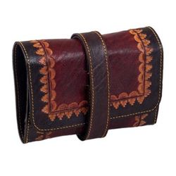 Always Prepared,'Artisan Crafted Leather Headphone Cable Organizer from Peru'