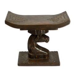 Strong Horse,'Hand Carved Cedar Wood and Aluminum Horse Stool'