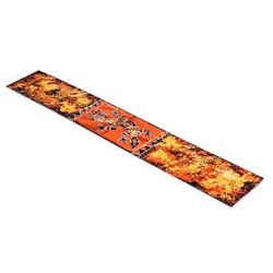 Delightful Gecko,'Batik Cotton Gecko Table Runner from Ghana'