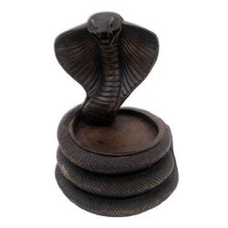 Cobra Strike,'Carved Wood Cobra Catch-All'