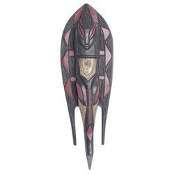 Akan wood mask, 'African Fish'
