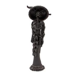 Drop-Dead Beauty,'Handmade Ceramic Catrina Sculpture'