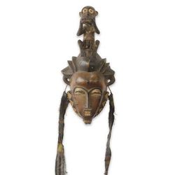 African mask, 'Baule He Monkey'