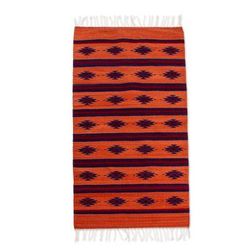 Diamond Mine,'Bright Hand Loomed Area Rug (2.5x5)'