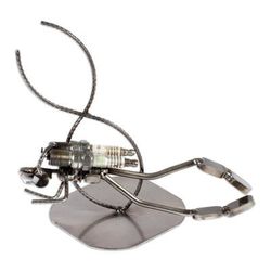 'Rustic Scuba Diver' - Handcrafted Eco Friendly Recycled Metal Sculpture